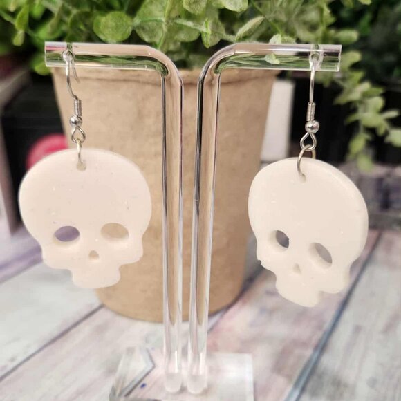 Halloween Skull Earrings - Picture 1 of 5